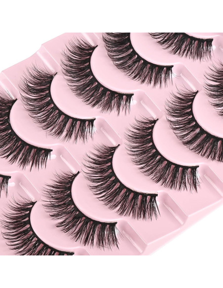 Pestañas Postizas FARRED 8D Naturales 7 Pares 7-14MM