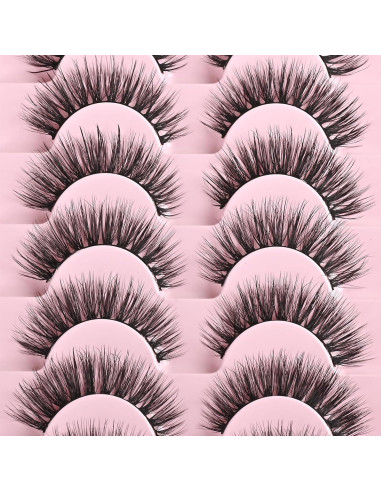 Pestañas Postizas FARRED 8D Naturales 7 Pares 7-14MM