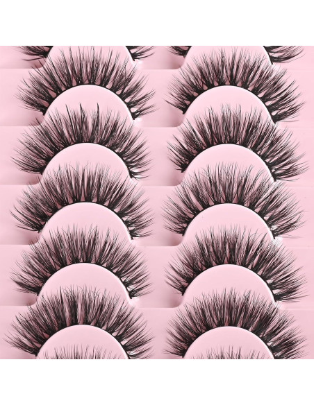 Pestañas Postizas FARRED 8D Naturales 7 Pares 7-14MM