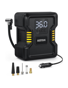 Compresor de Aire Portátil AstroAI 150PSI 12V con Luz LED