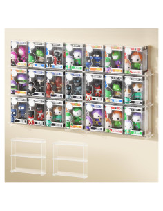 Estantes Flotantes WINKINE para Funko Pop - Paquete de 2