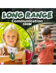 Walkie Talkies Dinosaurio Recargables UPSIME 300m para Niños 2