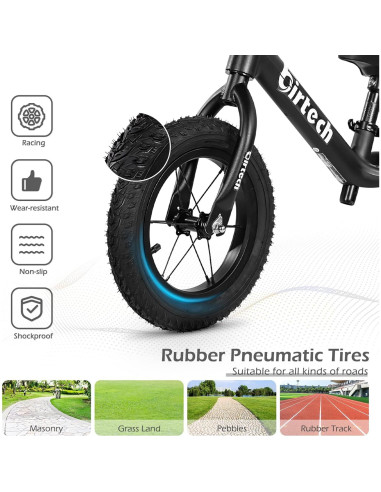 Bicicleta de Equilibrio Birtech KB043 12" Niños 2-5 Años