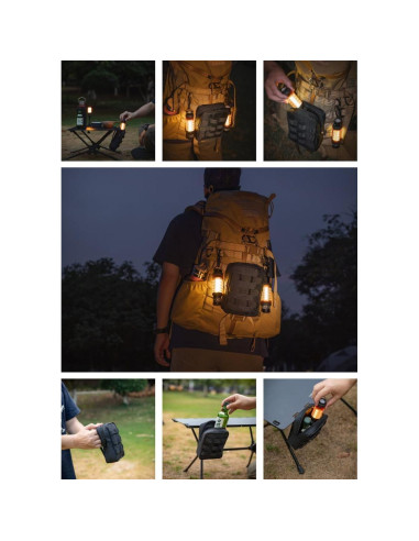 Bolsa Táctica Molle CAMPINGMOON BG-40 para Camping 40cm