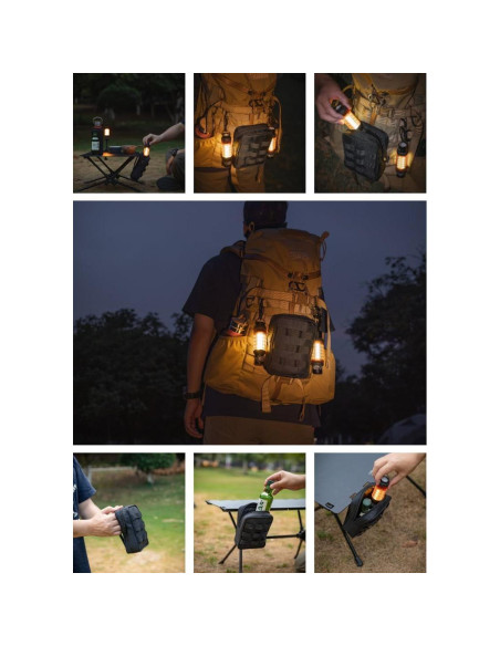 Bolsa Táctica Molle CAMPINGMOON BG-40 para Camping 40cm