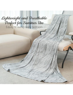 Manta Enfriadora Tametra Individual Gris Claro Verano Transpirable 2