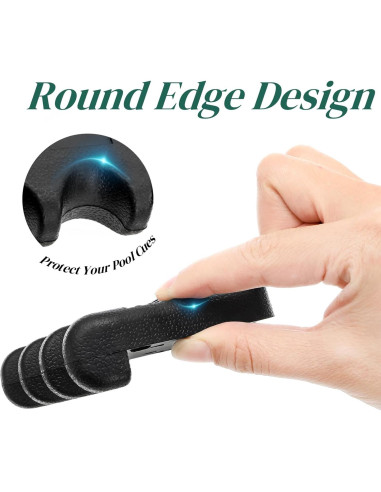 Soporte de Taco de Billar Eorbow 3 Agujeros Portátil Antideslizante