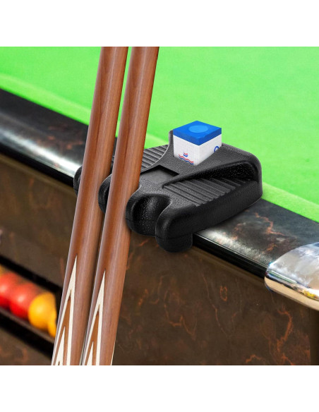 Soporte de Taco de Billar Eorbow 3 Agujeros Portátil Antideslizante