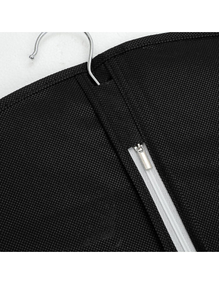 Paquete de 12 bolsas para ropa Wutfuooo 101.6x60.96cm Negro