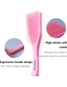 Paquete de 2 cepillos desenredantes BXTECH - Todo tipo de cabello 2