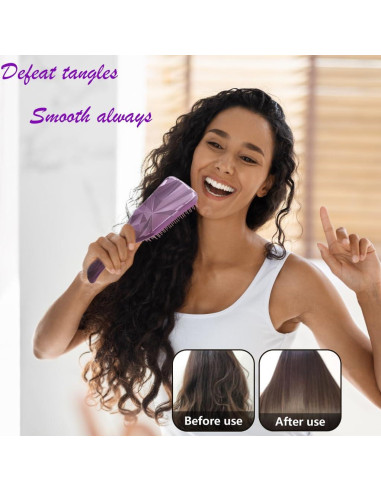 Paquete de 2 cepillos desenredantes BXTECH - Todo tipo de cabello