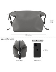 Bolsa de Aseo CONTAIL 3L Silicona Impermeable Gris 2