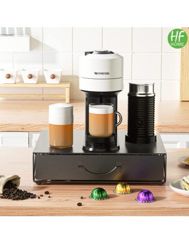 Cajón para Cápsulas de Café HFHOME, Almacenamiento 48 Vertuo