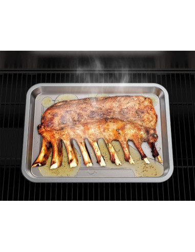 Bandeja de Hornear Acero Inoxidable Onlyfire 35.3x24.8cm