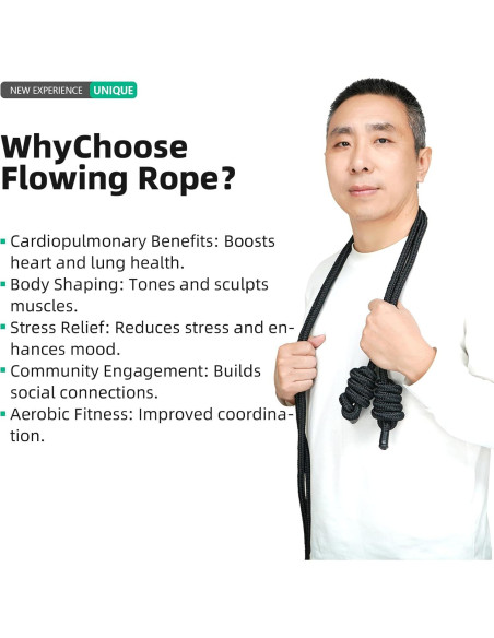 Cuerda de Ejercicio Lewitools Ajustable 280 cm para Boxeo y Fitness