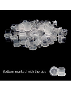 Tazas de Tinta para Tatuajes Hatonseyan 200pcs 17mm Desechables 2