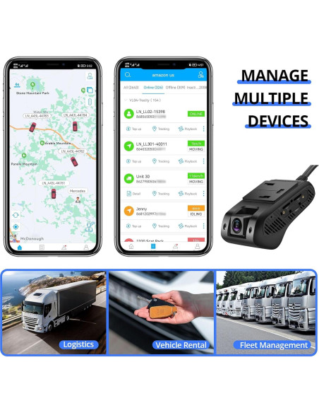 Cámara de Video 4G JIMIIOT JC400P 1080P Doble Canal GPS