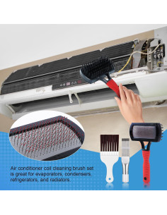 Kit de limpieza de aletas de aire acondicionado Aufind 7 PCS 2