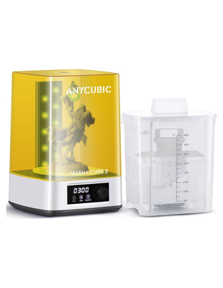 Estación de Lavado y Curado ANYCUBIC 3 - 4L, Luz Flexible