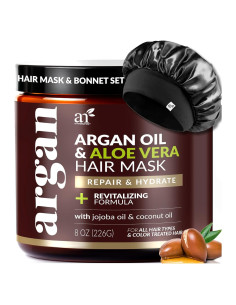 Conjunto Mascarilla Cabello + Bonete Seda Artnaturals 236.6 ml