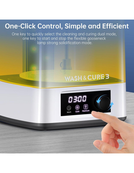 Estación de Lavado y Curado ANYCUBIC 3 - 4L, Luz Flexible