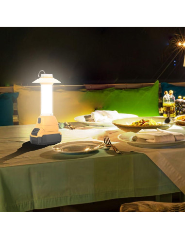 Linterna 800LM Weixblixian Compatible Batería Dewalt 20V Max