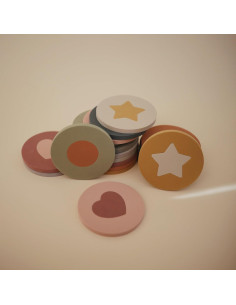 Rompecabezas de espuma Mushie 10 piezas para baño 3 años+ 2