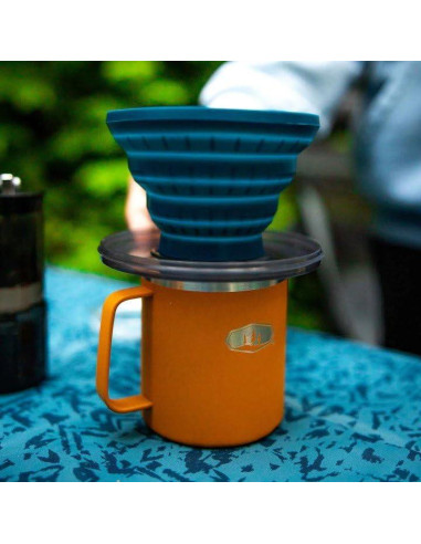 Cafetera de Goteo GSI Outdoors Java Drip Colapsable Azul