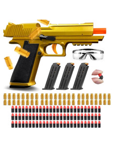 Pistola de Juguete LBDREXZ con Balas Blandas EVA - Oro