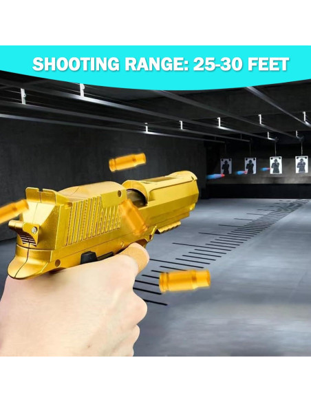 Pistola de Juguete LBDREXZ con Balas Blandas EVA - Oro