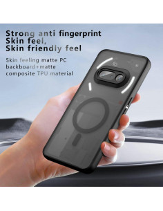 Funda Kukoufey para Nothing Phone 2A Plus - Anti-shock MagSafe Negra 2