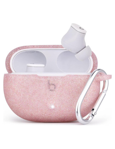 Funda de Silicona AIRSPO para Beats Studio Buds 2021 - Oro Rosa
