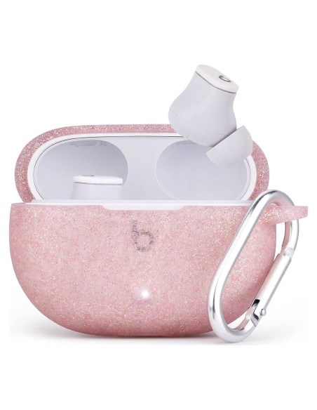 Funda de Silicona AIRSPO para Beats Studio Buds 2021 - Oro Rosa