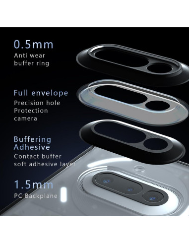 Funda Kukoufey para Nothing Phone 2A Plus - Anti-shock MagSafe Negra