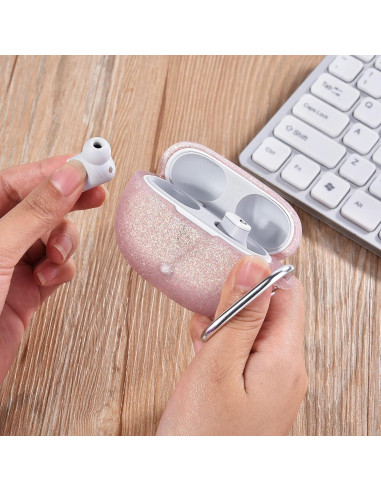 Funda de Silicona AIRSPO para Beats Studio Buds 2021 - Oro Rosa