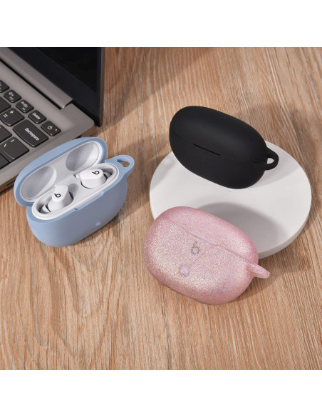Funda de Silicona AIRSPO para Beats Studio Buds 2021 - Oro Rosa