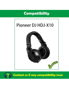 Cojines de oído ACCOUTA para auriculares Pioneer DJ HDJ-X10 2