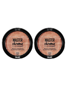 Iluminador Metálico Maybelline Facestudio Oro Rosa 6.8g x2