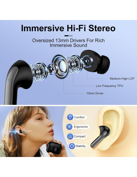 Auriculares Inalámbricos Samsung S42 Bluetooth 5.3 IPX7