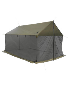 Toldo de Camping GEERTOP Impermeable Verde 335x254 cm