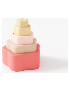 Juguete Apilable Estrella Muqee Peeko Silicona Grado Alimenticio