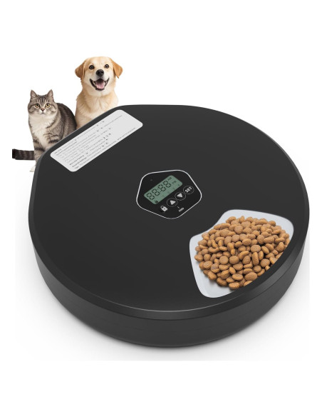 Dispensador Automático de Comida ITSCUTE para Mascotas 5 Comidas