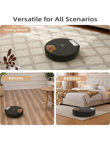 Dispensador Automático de Comida ITSCUTE para Mascotas 5 Comidas