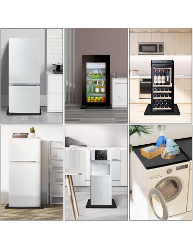 Alfombrilla de Silicona Negra para Mini Nevera 60x50cm