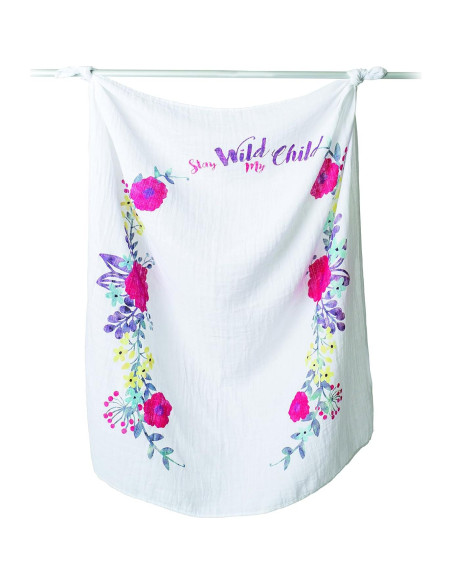 Manta de Muselina y Tarjetas de Hitos Lulujo 101.6 cm