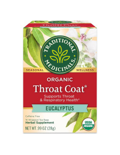 Té Eucalipto Orgánico Tradicional para Garganta 16 Bolsitas