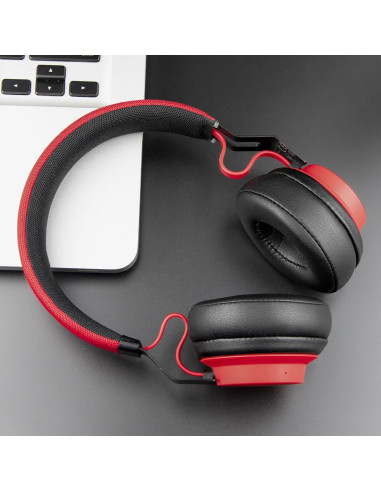 Almohadillas de Reemplazo SOULWIT 70mm para Auriculares Jabra Move/Elite 25h - Negro