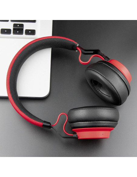 Almohadillas de Reemplazo SOULWIT 70mm para Auriculares Jabra Move/Elite 25h - Negro