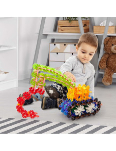 PicassoTiles 550 Piezas Bloques de Construcción Interconectables 2