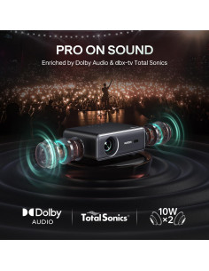 Proyector Inteligente Aurzen D1 Pro 1080P WiFi Bluetooth 20W 2